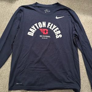 University of Dayton Nike Dri-Fit Long Sleeve Shirt
